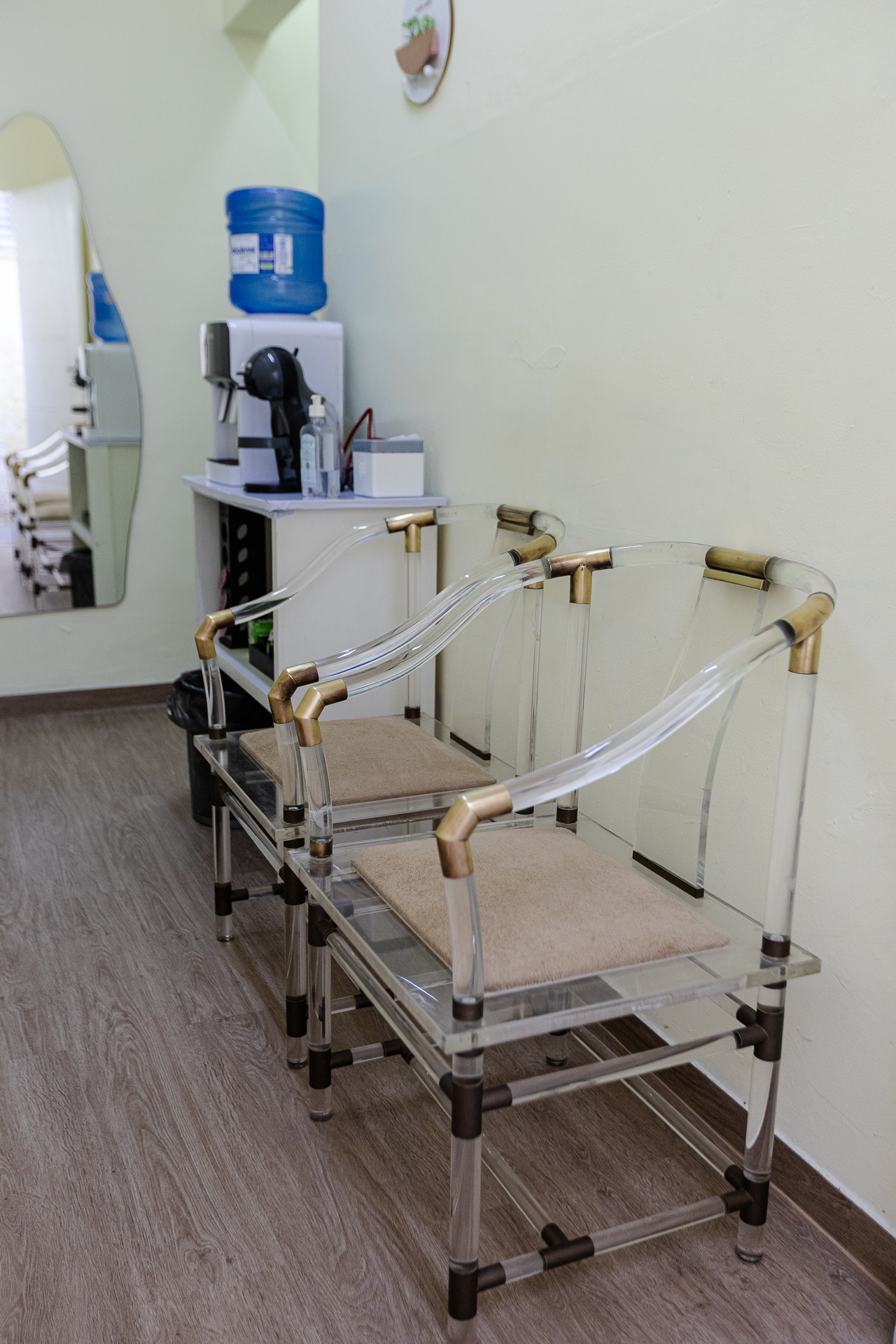 Ambiente acolhedor da clínica