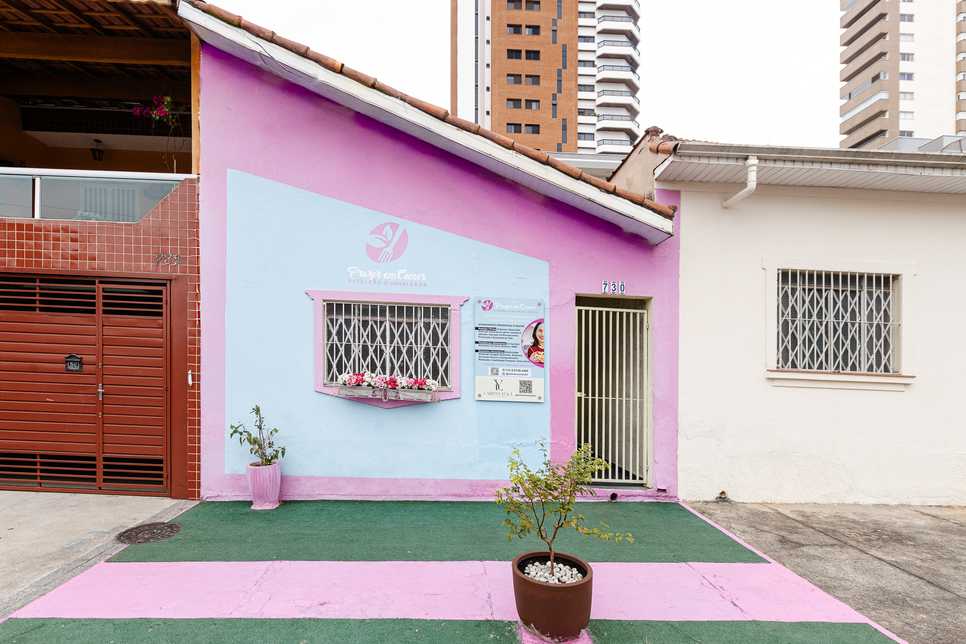 Espaço da Clínica Prazer em Comer